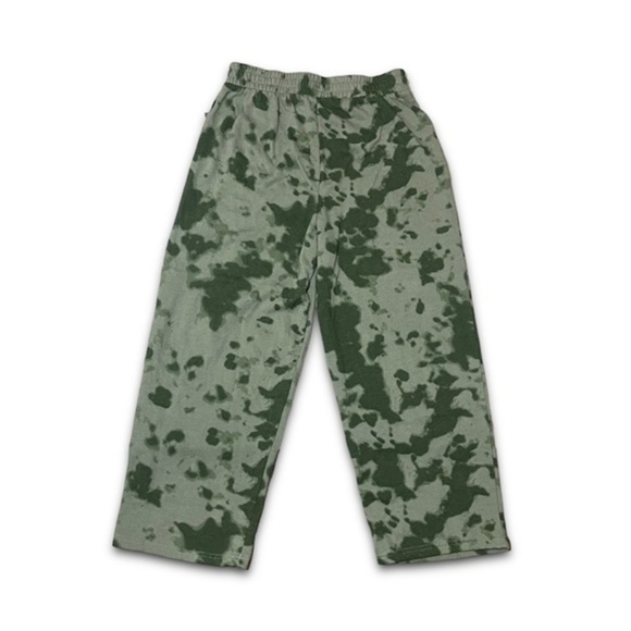 NWT Guns N Roses Sweatpants Green Tie Dye Print New Elastic Waist Rock Band Y2K - Picture 5 of 17